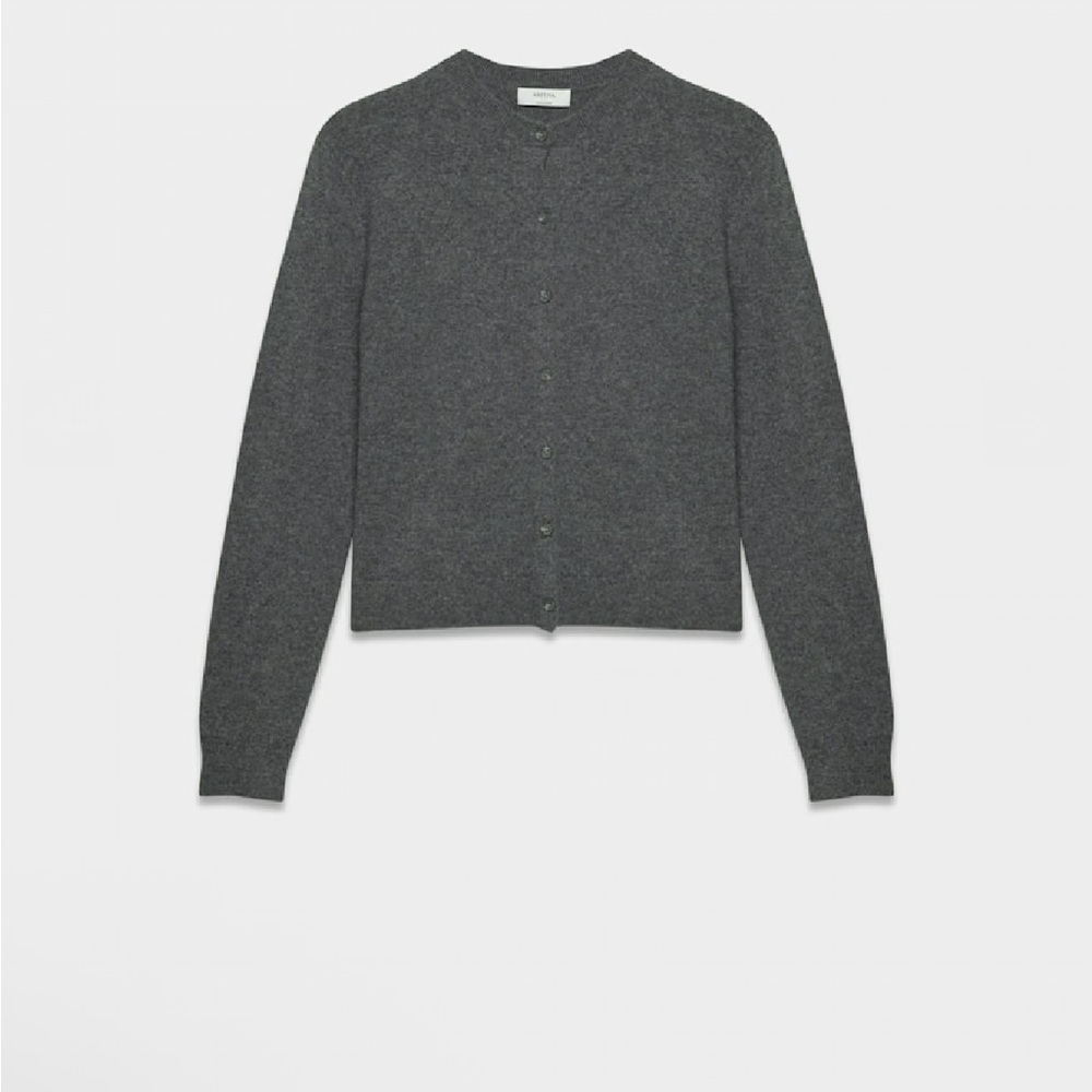 NWOT Aritzia 100% Cashmere Crew Cardigan small